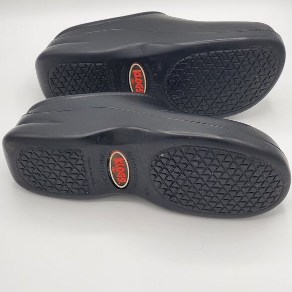 KLOGS Dusty Unisex Black Work Clog, Size 7W - Picture 7 of 9